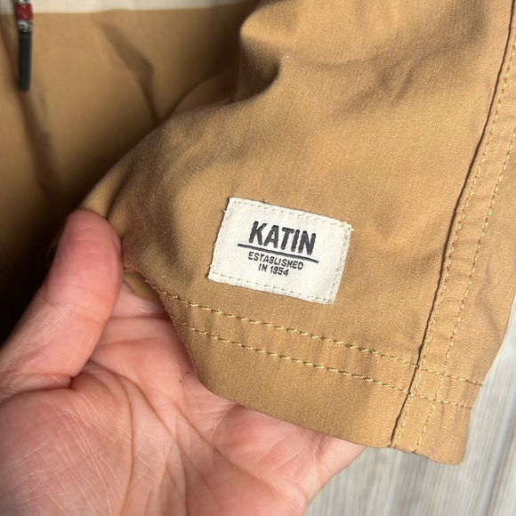 Katin Brown and Tan Board Shorts Quick-Dry Swimwear Duke Boardshorts Size 30 - Picture 2 of 8